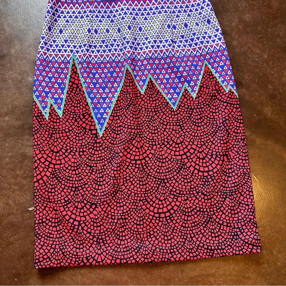 Mah Na Mah Na by Jen Kao vibrant psychedelic dress- size 8 - Picture 5 of 14